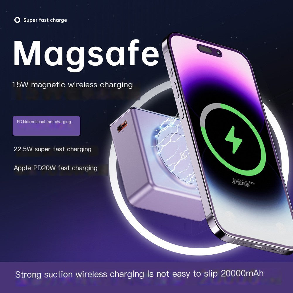 Volterexa Q7 Magnetic Power Bank — 20,000mAh Wireless Fast Charger