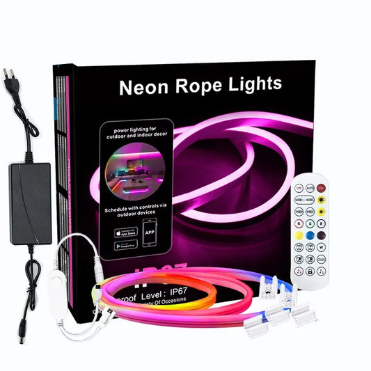 Volterexa AmbientSync LED Strip — RGBIC Screen & Music Reactive Lighting