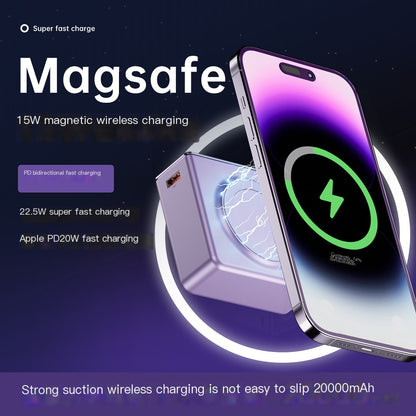 Volterexa Q7 Magnetic Power Bank — 20,000mAh Wireless Fast Charger